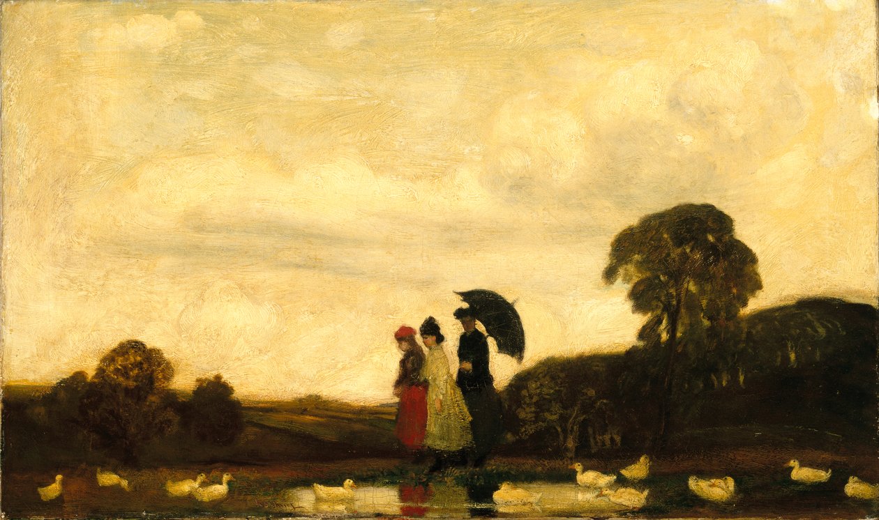Hver lørdag, ca. 1895-96 af Arthur Bowen Davies