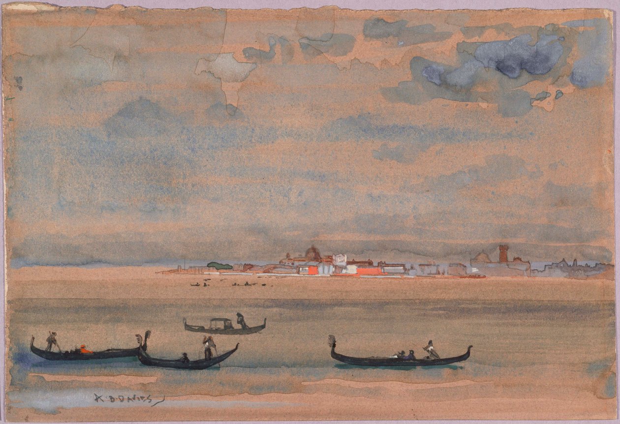 Gondoler af Arthur Bowen Davies