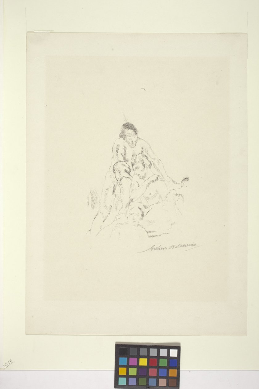 Pyramide (litografi) af Arthur Bowen Davies