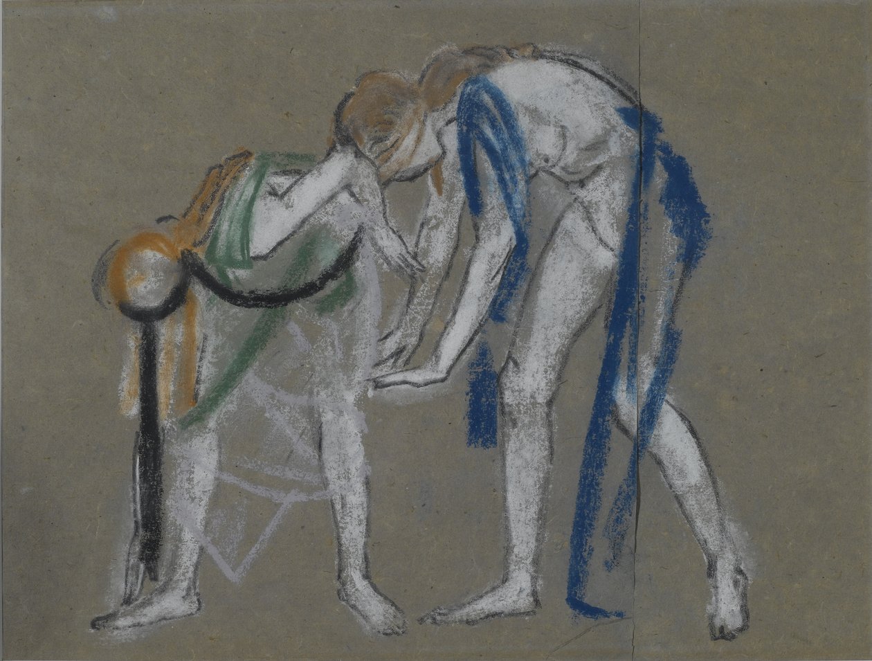 Studie af to dansere, c.1915-20 af Arthur Bowen Davies