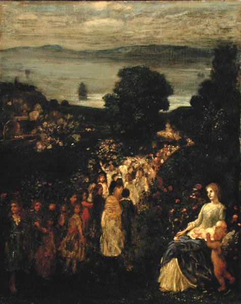 The Children of Yesteryear, ca. 1898 (olie på lærred) af Arthur Bowen Davies