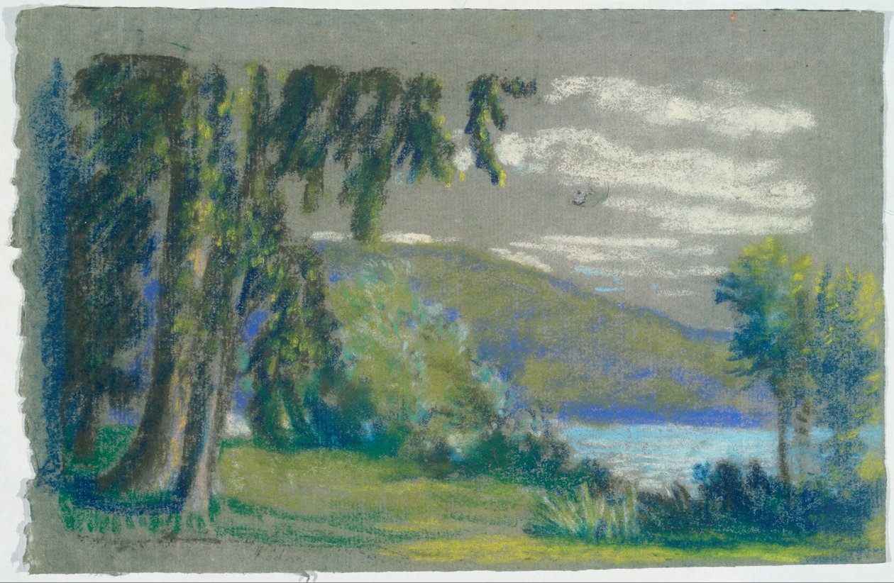 landskab fra A.B. Davies bog, udgave 3, 50 af Arthur Bowen Davies