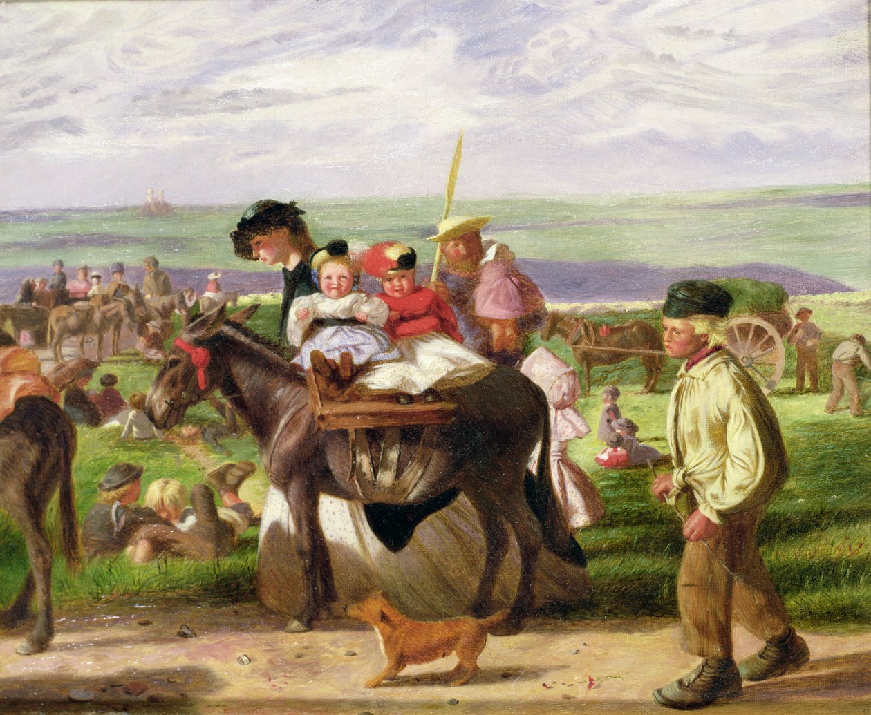 Ved havet, Pegwell Bay, nær Ramsgate af Arthur Boyd Houghton