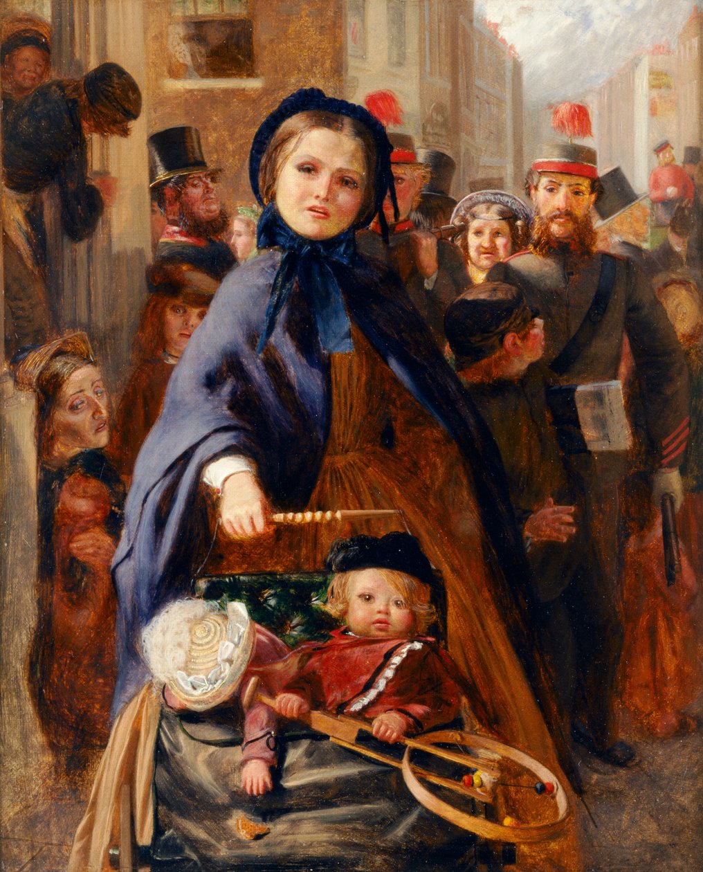 London i 1865 (olie på lærred) af Arthur Boyd Houghton
