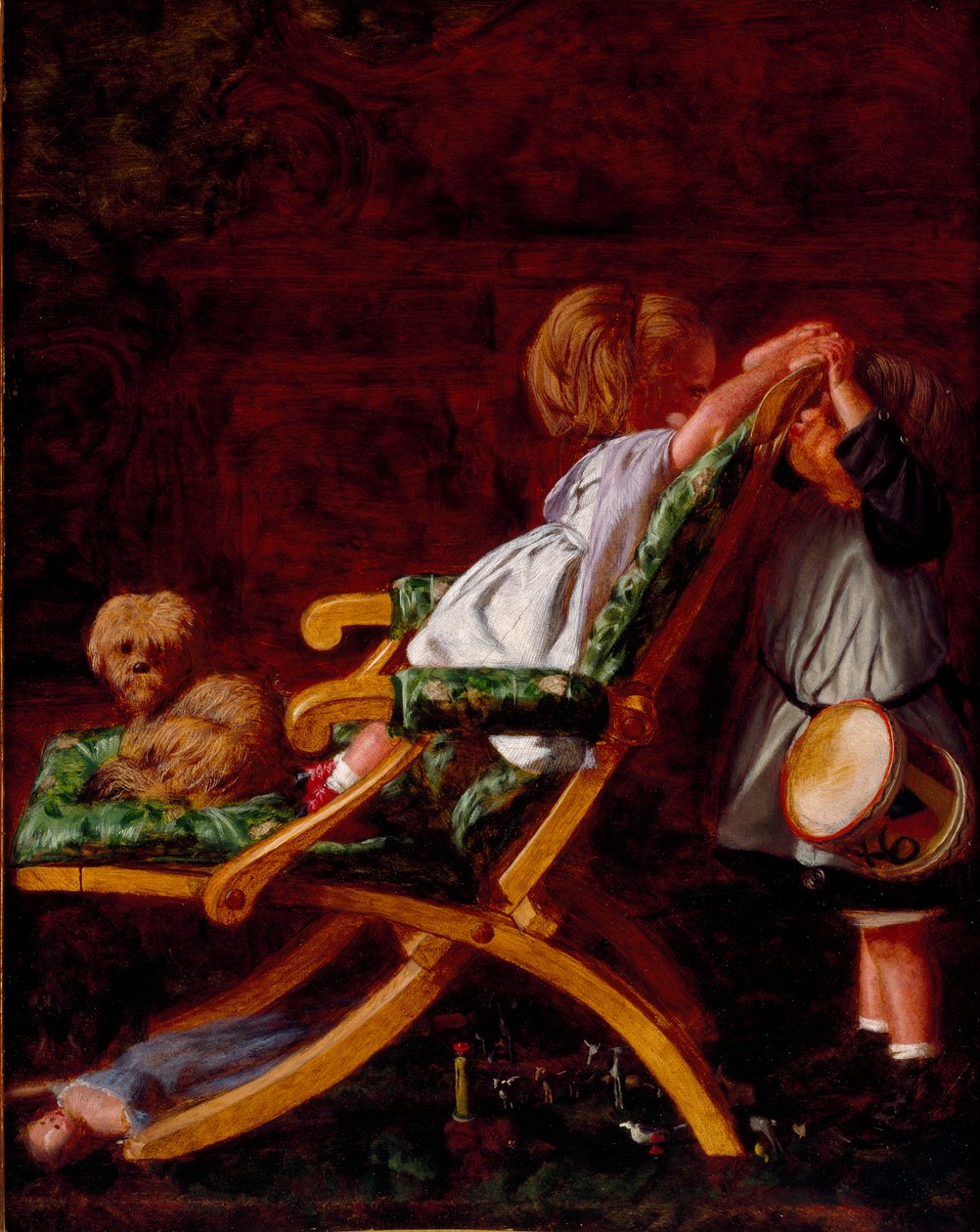 Legekammerater, 1866-1869 af Arthur Boyd Houghton