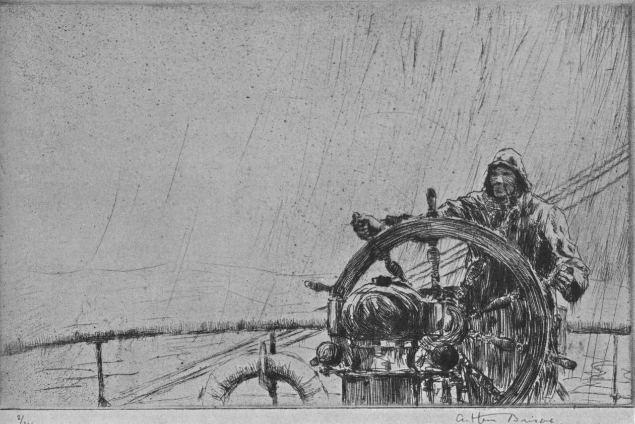 Styrmanden, 1925, 1926 af Arthur Briscoe