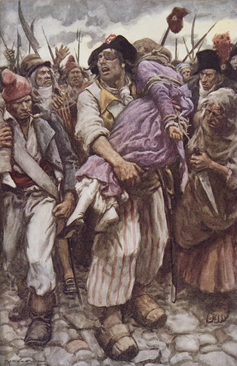 The Scarlet Pimpernel to the Rescue, illustration til 