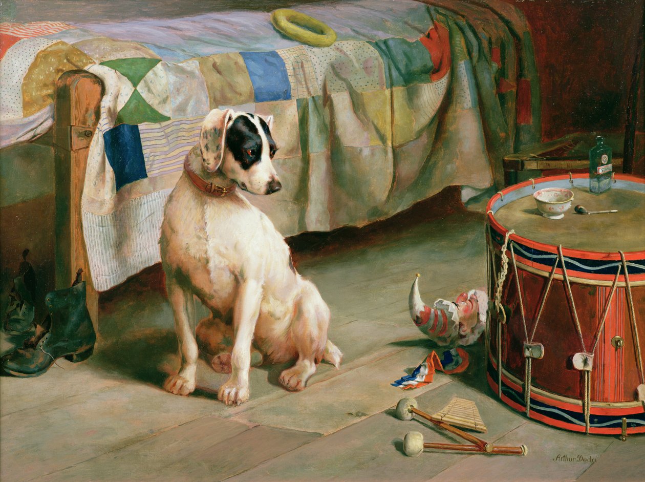 gemmeleg (olie) af Arthur Charles Dodd