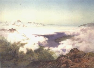 Tidlig morgen fra Schynegge Platte, Schweiz af Arthur Croft