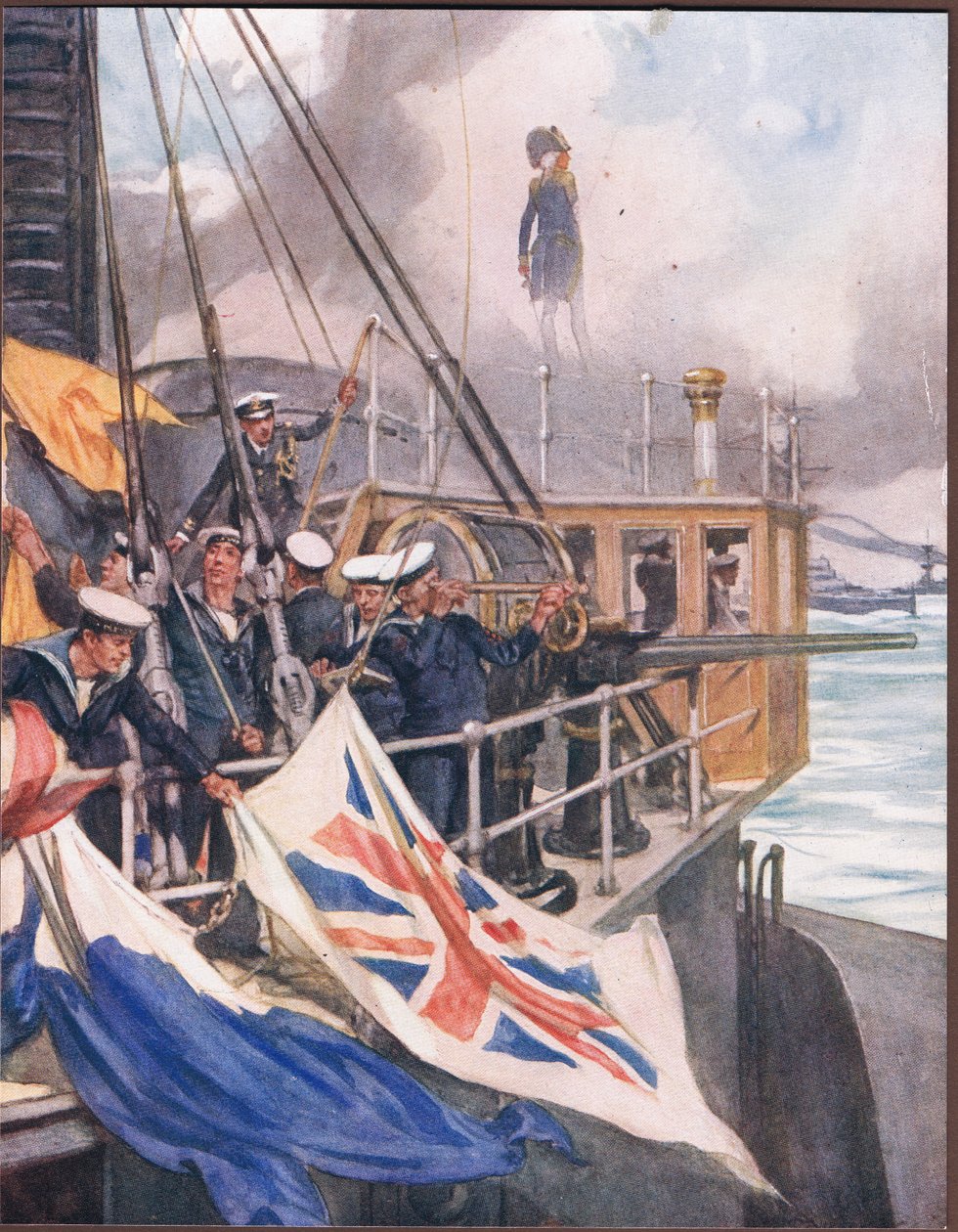 Den lille admiral, illustration fra 