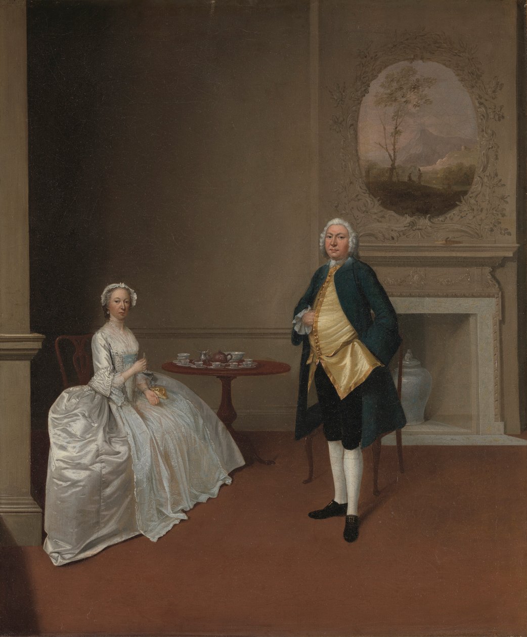 Mr. og Mrs. Hill af Arthur Devis