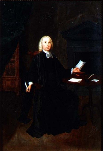 Portræt af pastor William Farington, Vicar of Leigh i Lancashire, ca. 1741-42 (olie på lærred) af Arthur Devis