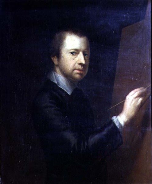 Selvportræt, ca. 1754 (olie på lærred) af Arthur Devis