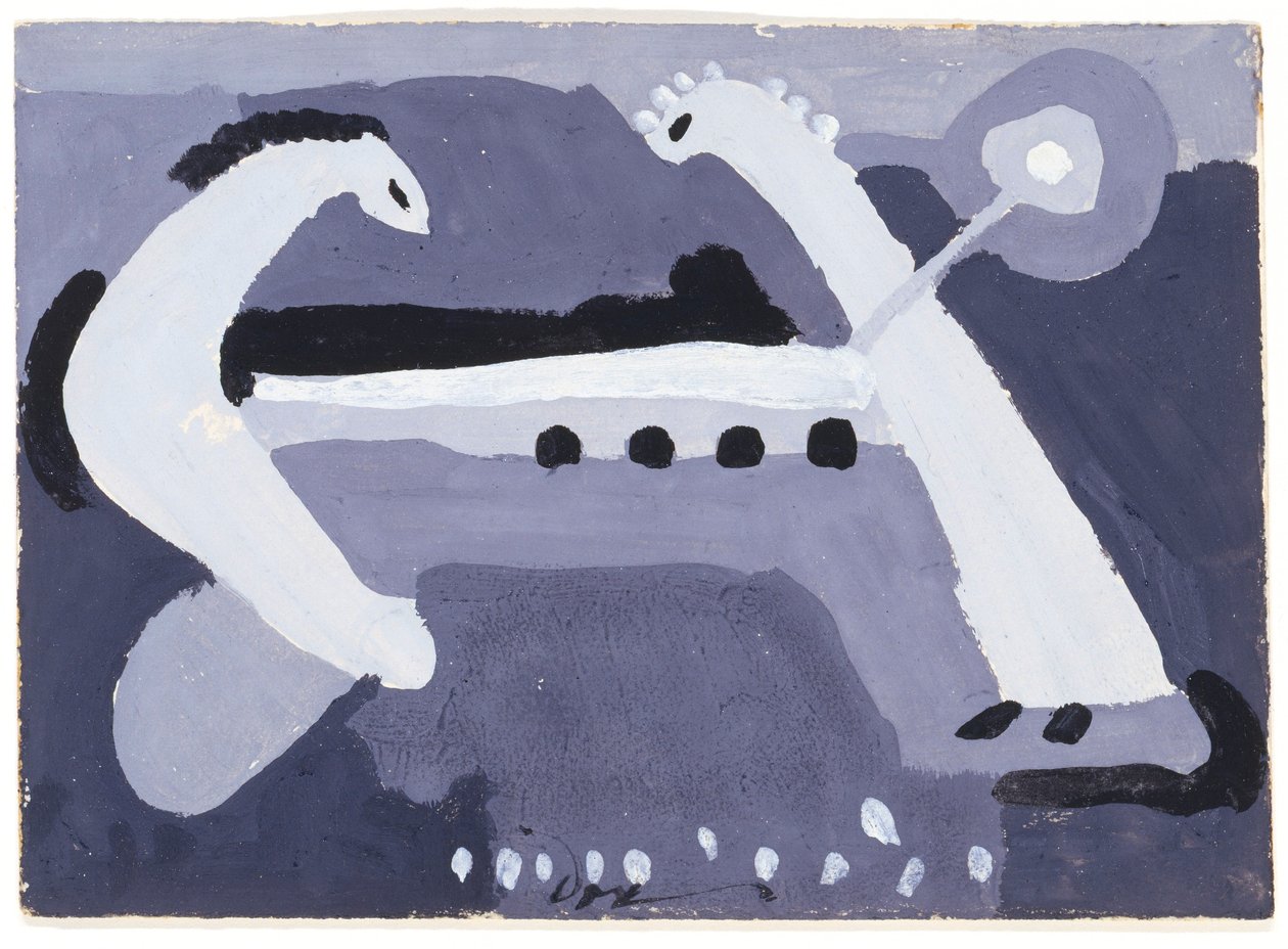 Sort og hvid af Arthur Dove