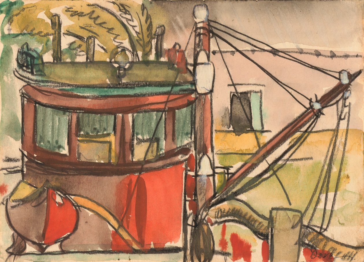 Olietankskib II af Arthur Dove