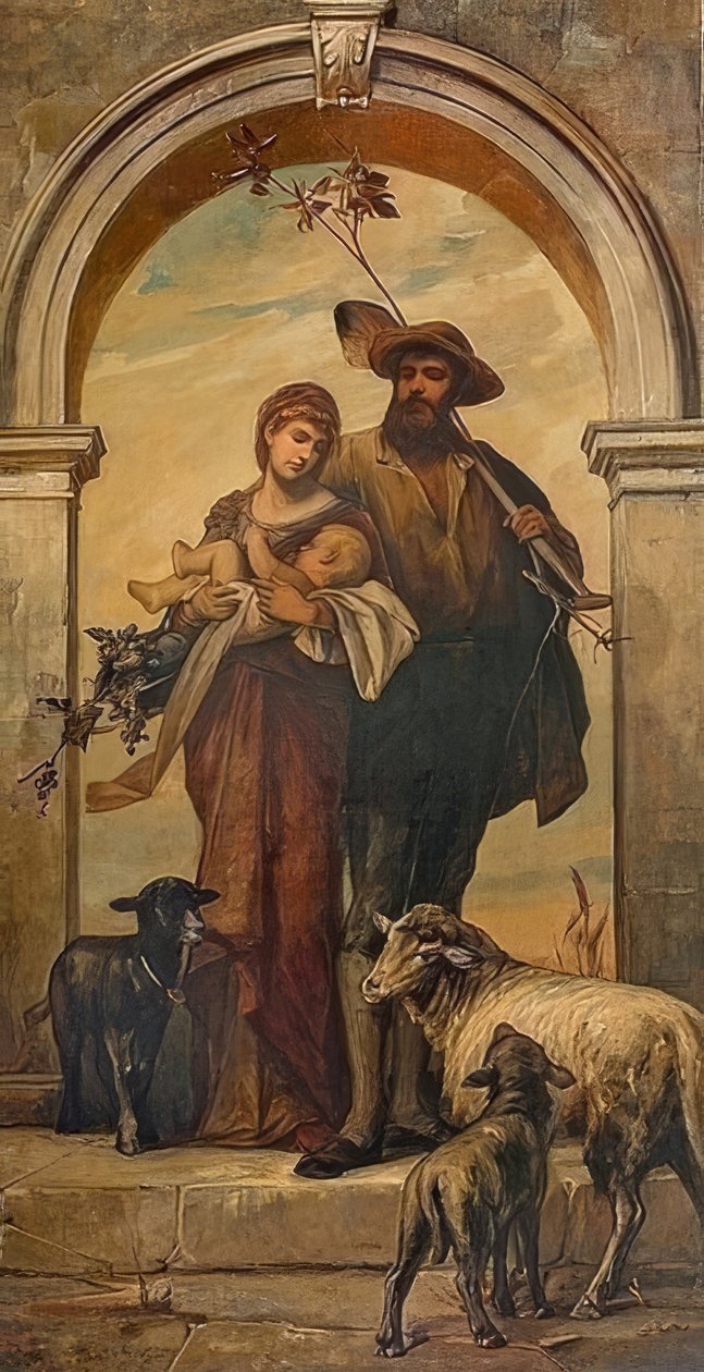 Vinfremstillingsfamilien. 1894 af Arthur Fitger