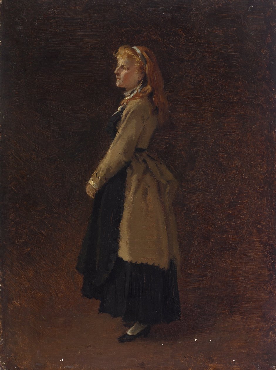 Portræt af Mimi Ramberg, kunstnerens datter af Arthur Georg Freiherr von Ramberg