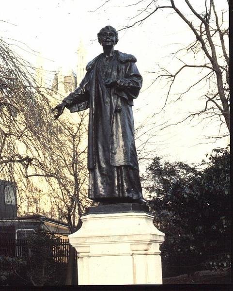 Statue af Emmeline Pankhurst (1857-1928) 1930 (bronze) af Arthur George Walker