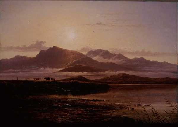 Morgen på bredden af en sø af Arthur Gilbert