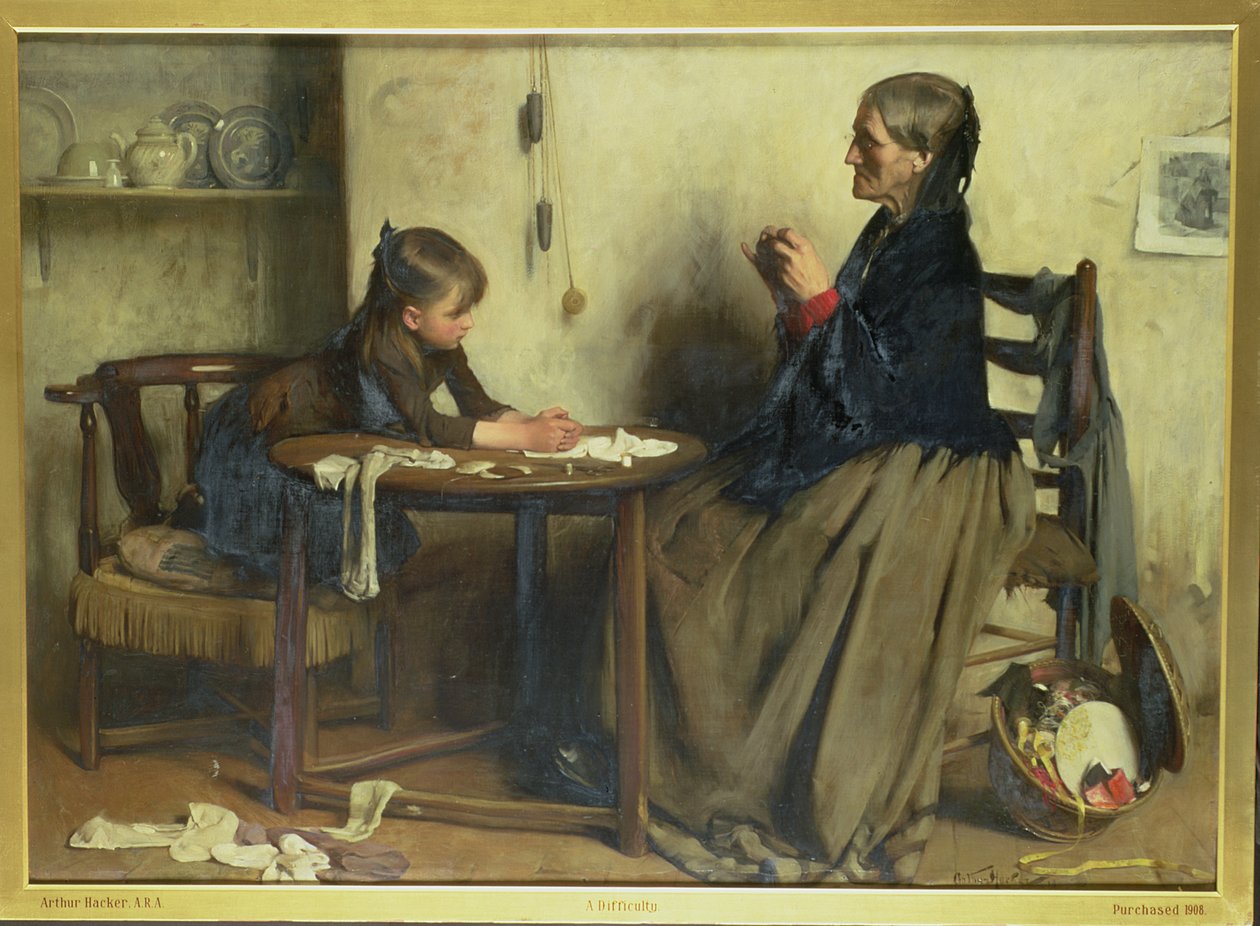 En vanskelighed af Arthur Hacker