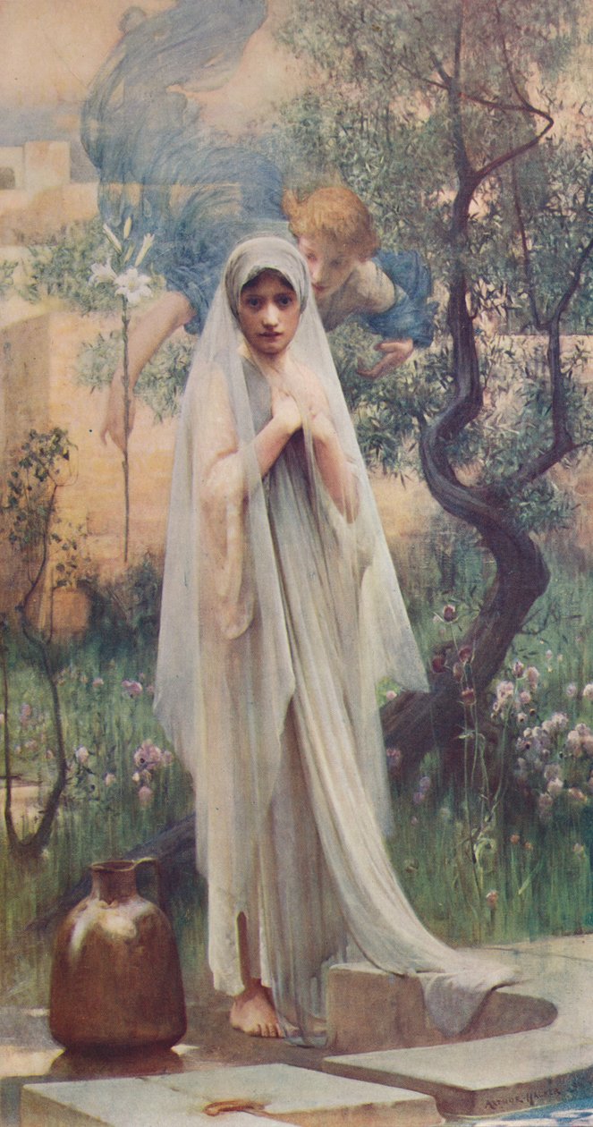 Bebudelsen, 1892, c1900 af Arthur Hacker