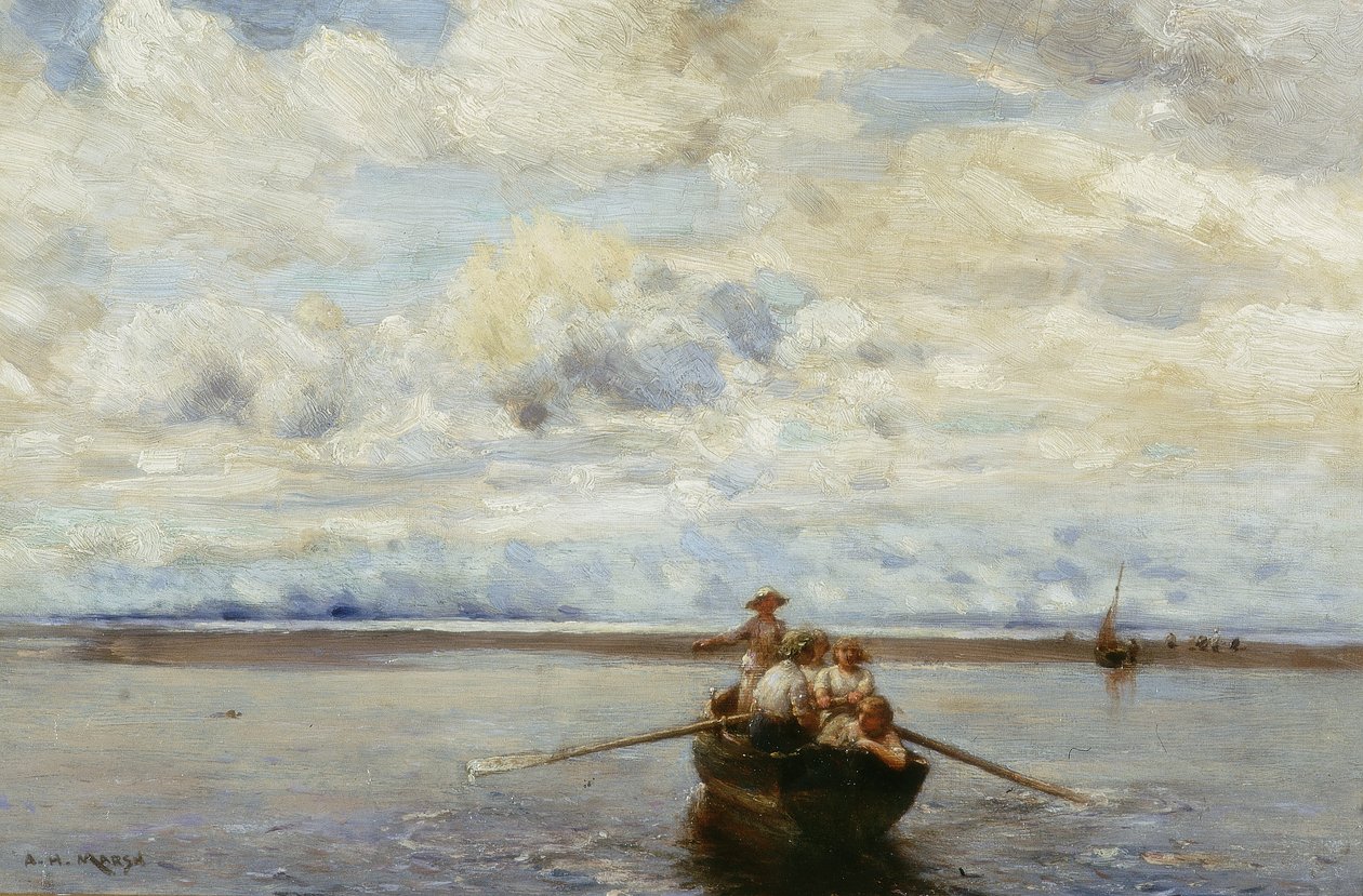 Cockle Gatherers, 1885 af Arthur Hardwick Marsh