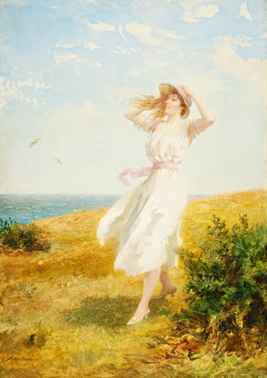 Et slag på Downs, 1921 af Arthur Hopkins