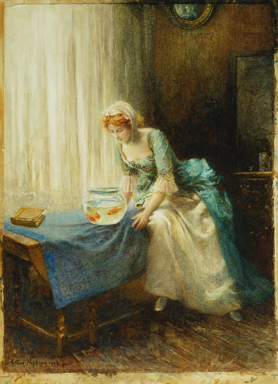 Guldfisk, 1909 af Arthur Hopkins