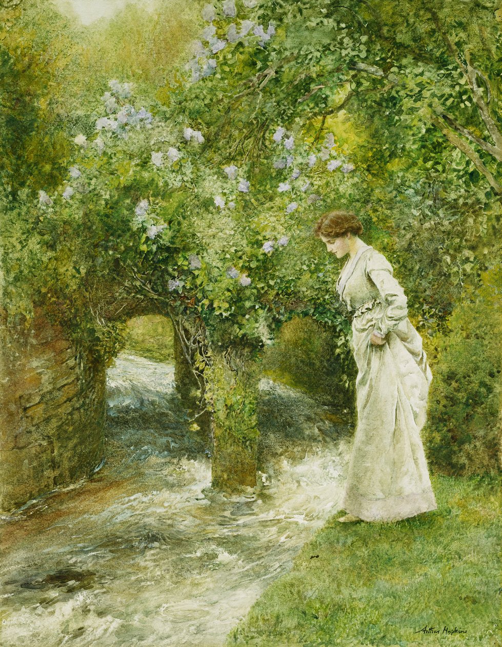Møllestrømmen om foråret, af Arthur Hopkins