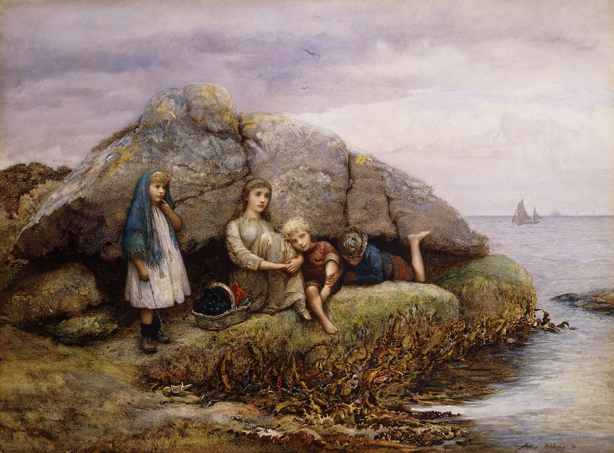 Træt af at vente, 1881 af Arthur Hopkins