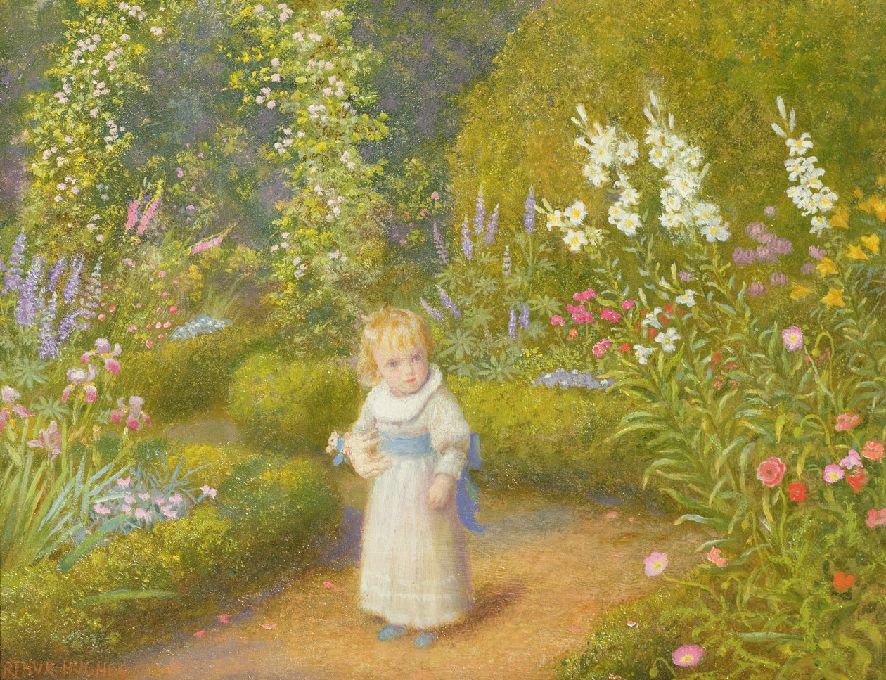 Alice i Eventyrland af Arthur Hughes