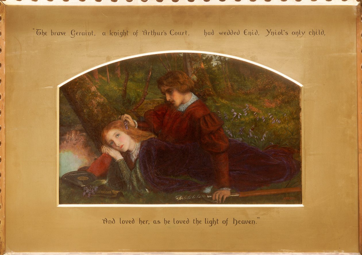 Enid og Geraint af Arthur Hughes