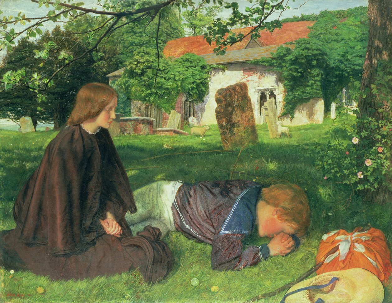 Hjem fra havet, 1862 af Arthur Hughes