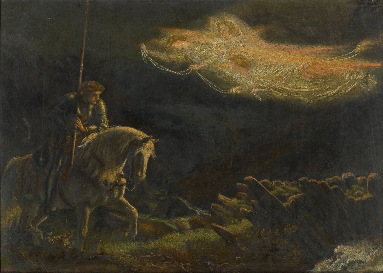 Sir Galahad. Jagten på den hellige gral af Arthur Hughes