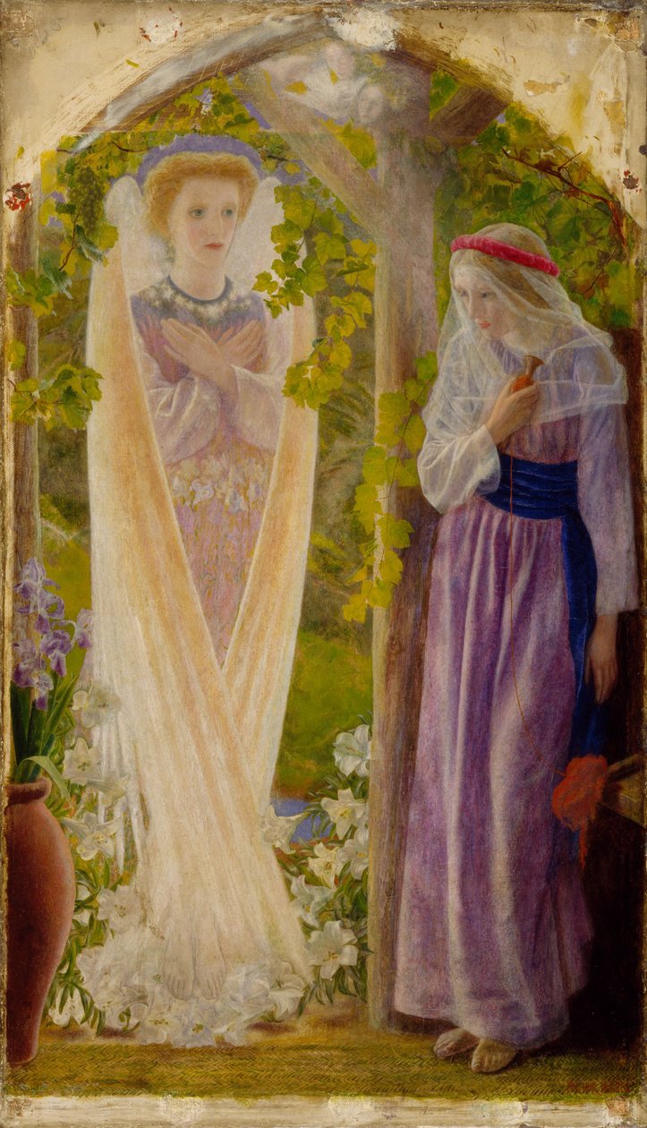 Bebudelsen, 1858 af Arthur Hughes