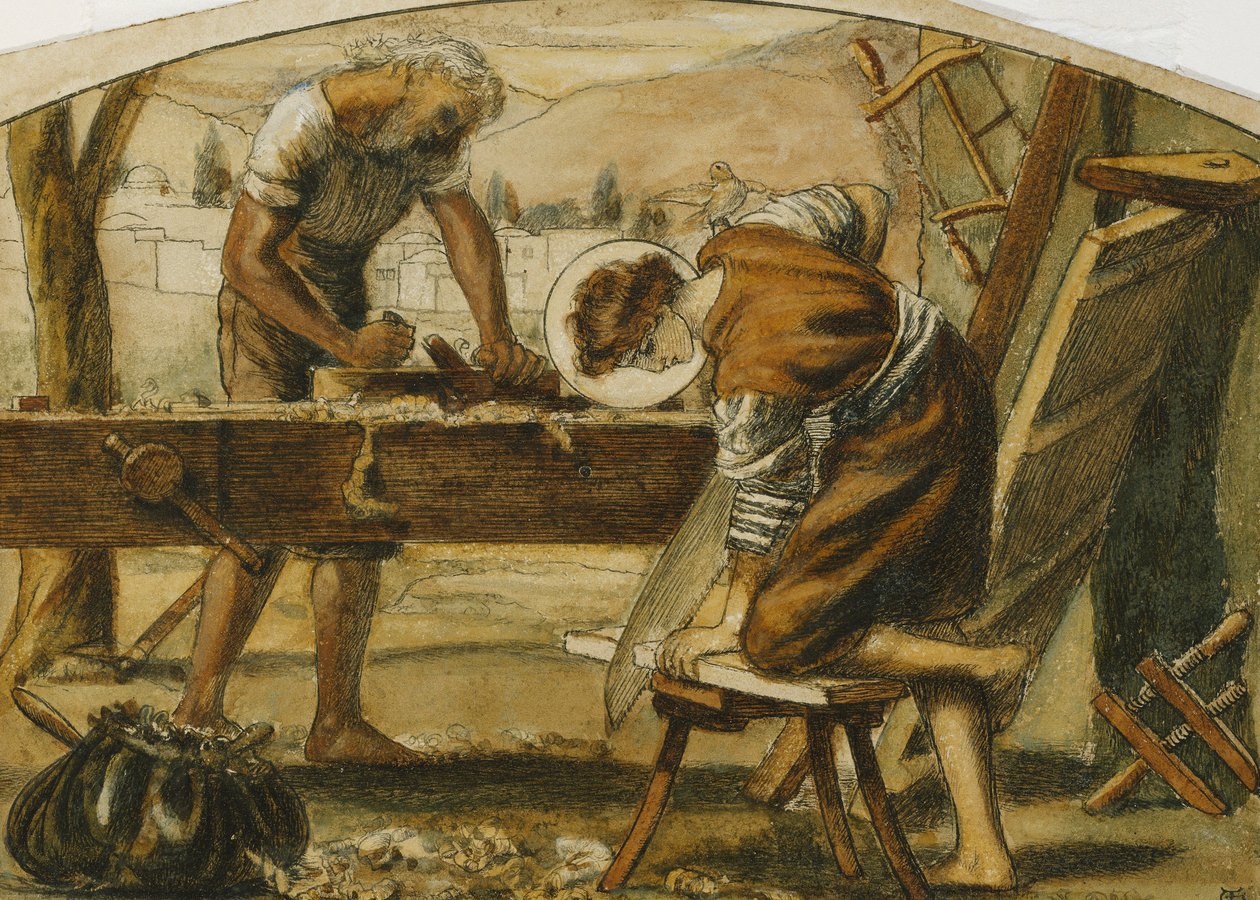 Tømreren, af Arthur Hughes