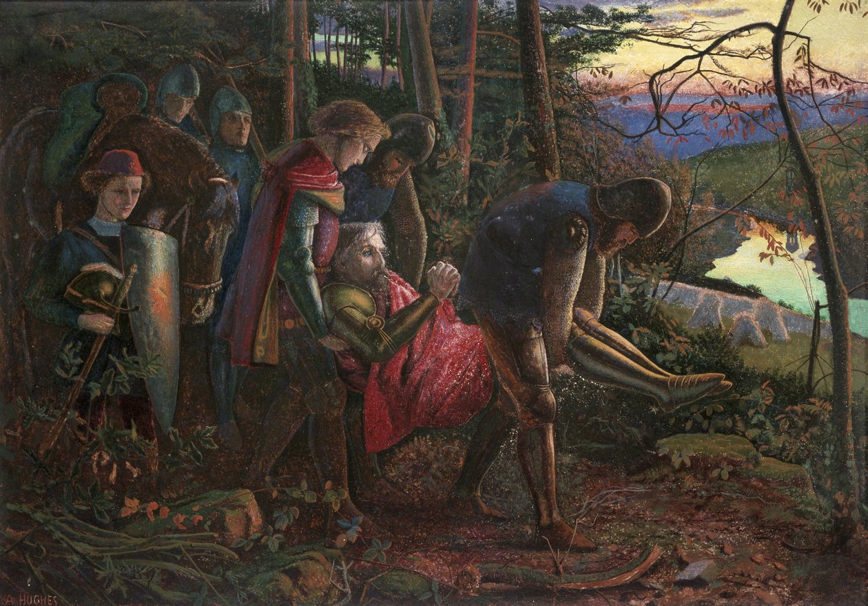 Solens Ridder, 1860 af Arthur Hughes