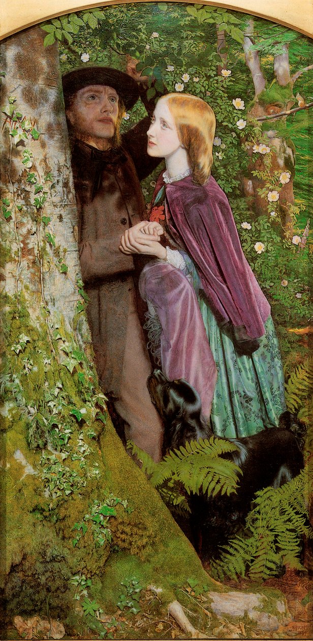 Den lange forlovelse, 1859. af Arthur Hughes