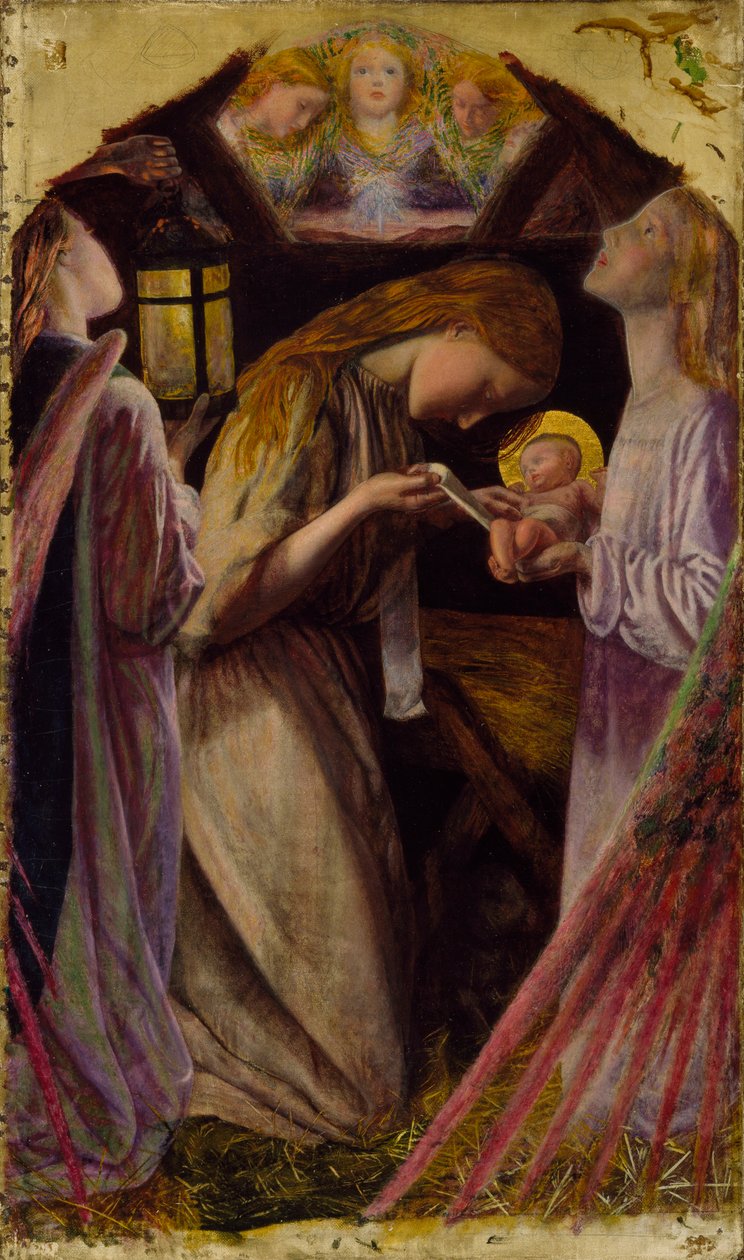 Fødselen, 1858 af Arthur Hughes