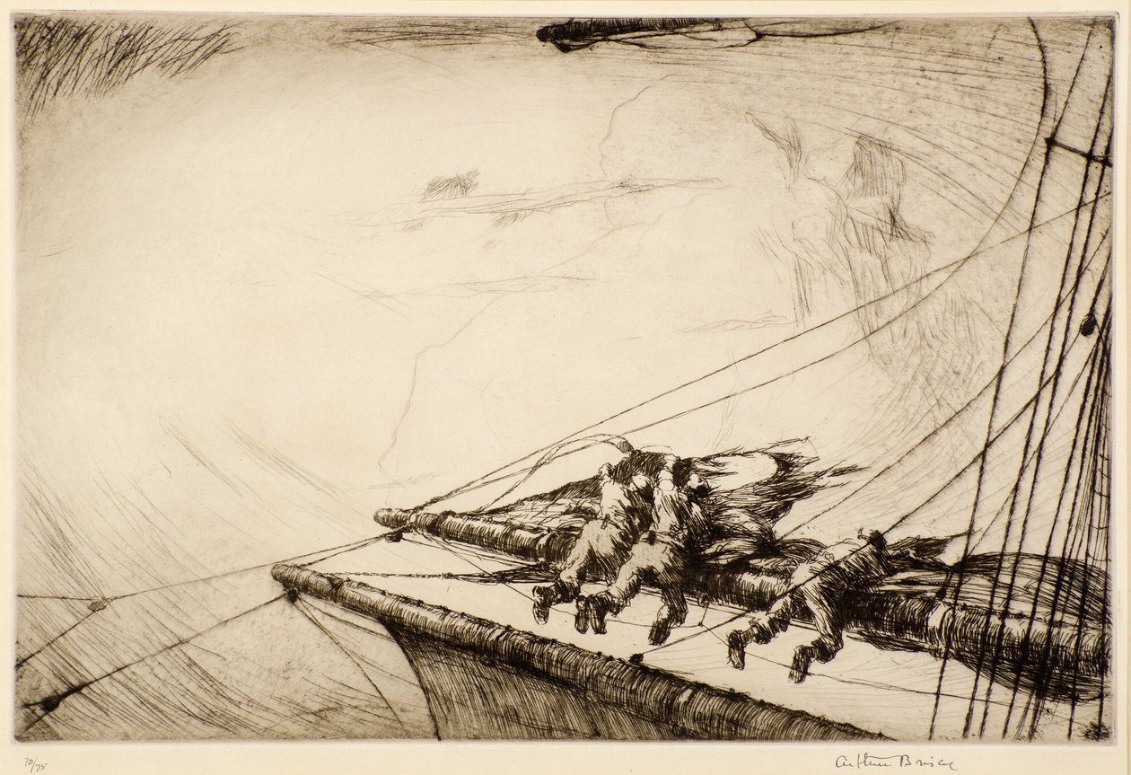 På Yardarm af Arthur John Briscoe