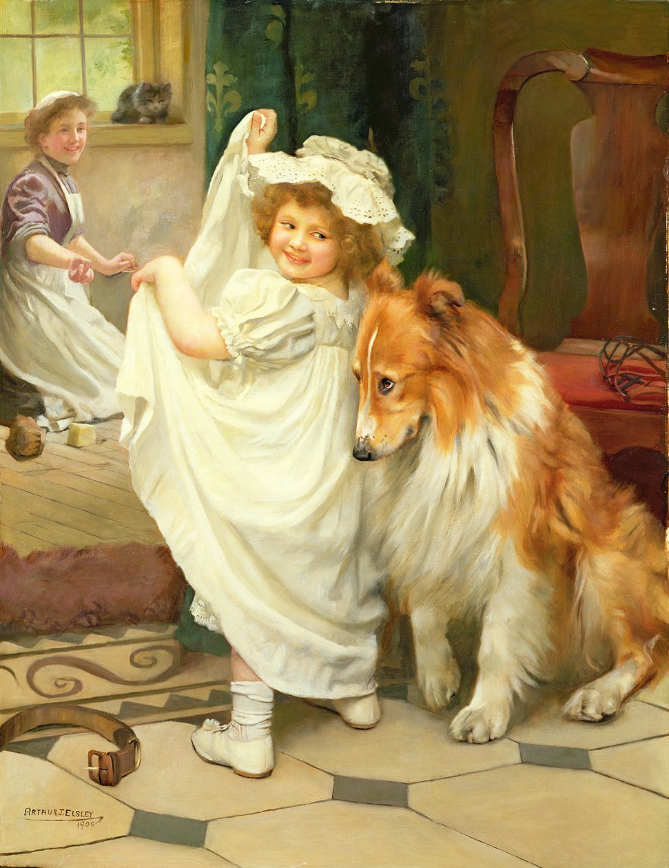 Før Badet af Arthur John Elsley