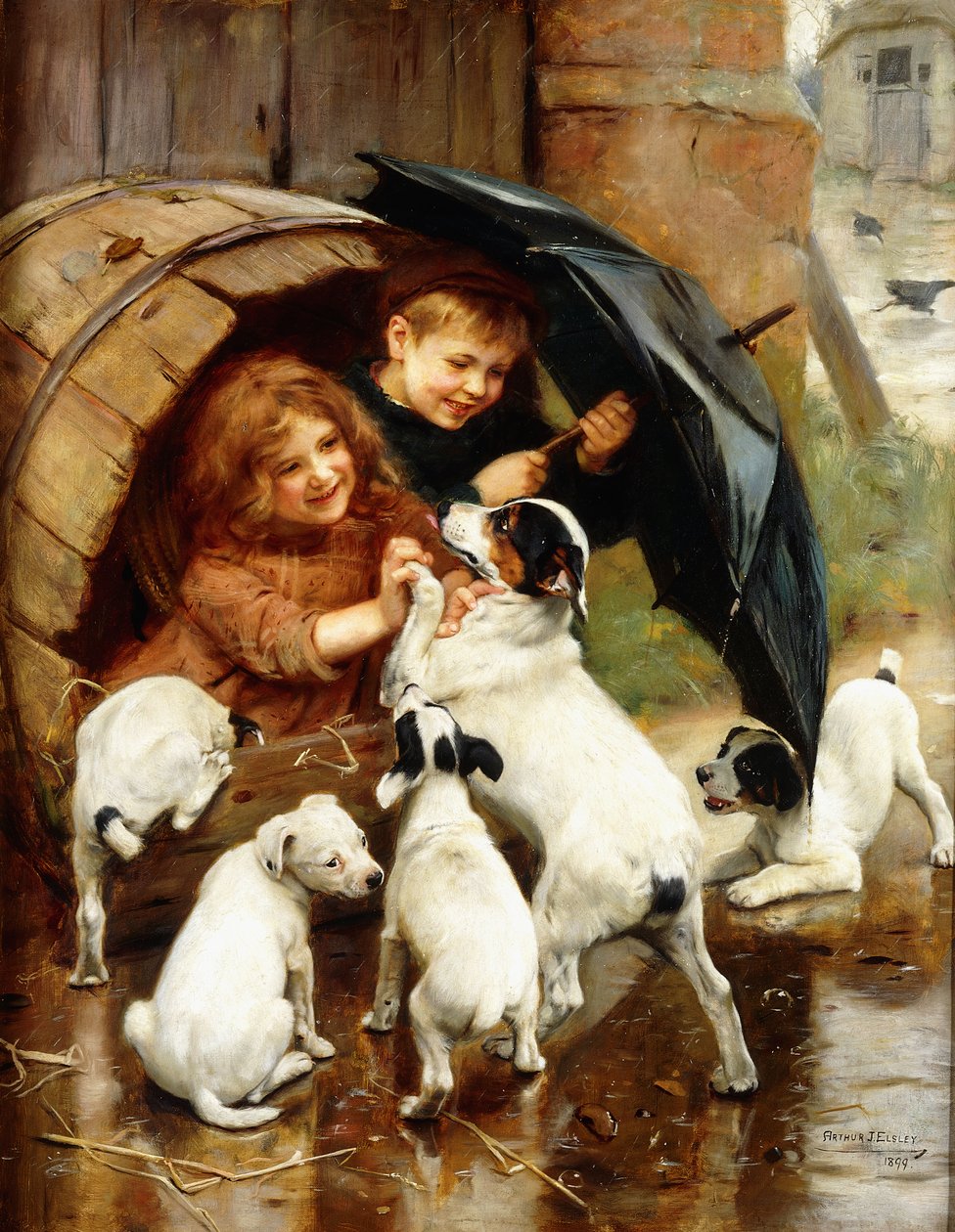 Fuld inde af Arthur John Elsley