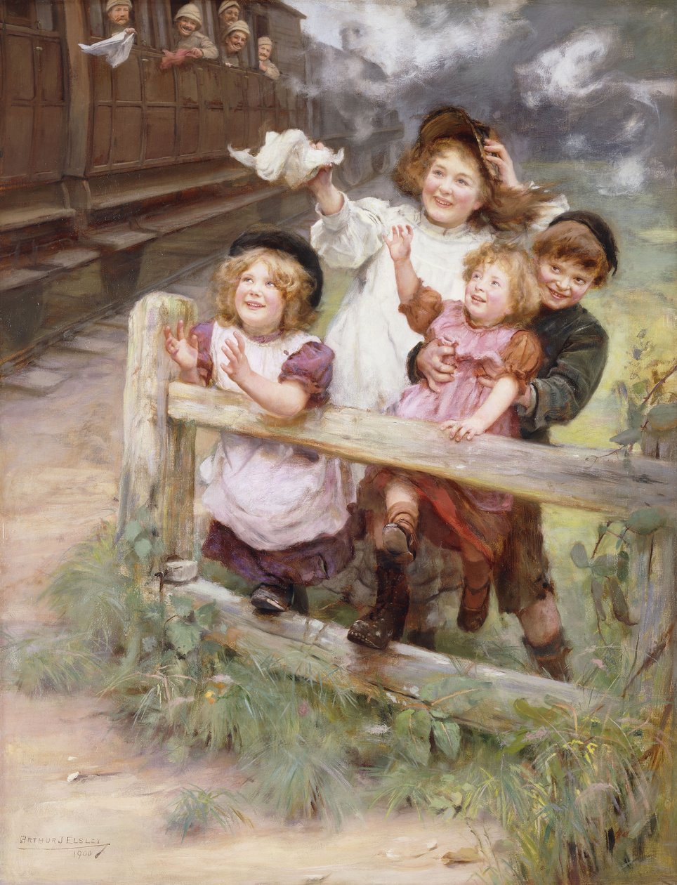 Hjemme igen af Arthur John Elsley