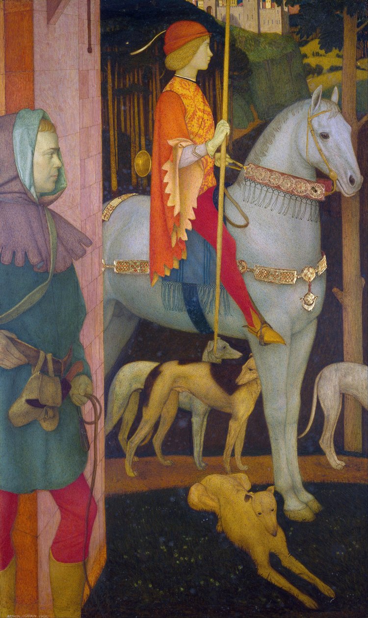 ""Kilhwych, kongens søn"" Maleri af Arthur Joseph Gaskin (1862-1928) 1901 Birmingham museum og kunstgalleri af Arthur Joseph Gaskin