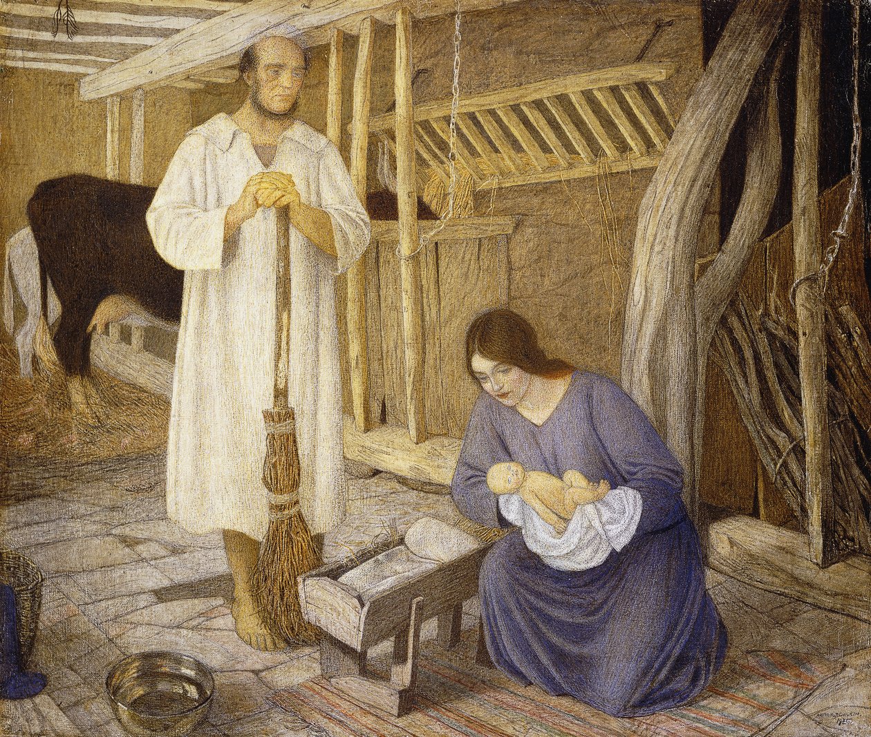 Fødselen, 1925 af Arthur Joseph Gaskin
