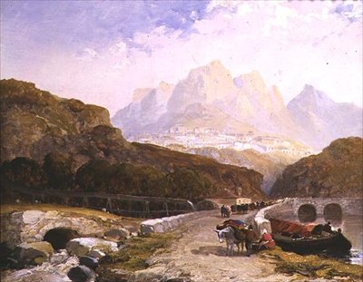 Scene i Portugal af Arthur Joseph Meadows