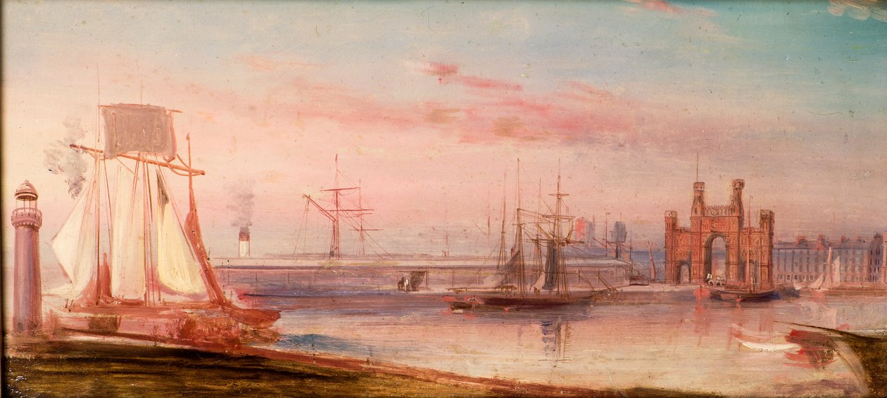 Earl Grey Dock, med skib 