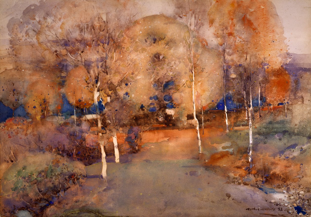 Efterår - Loch Lomond af Arthur Melville