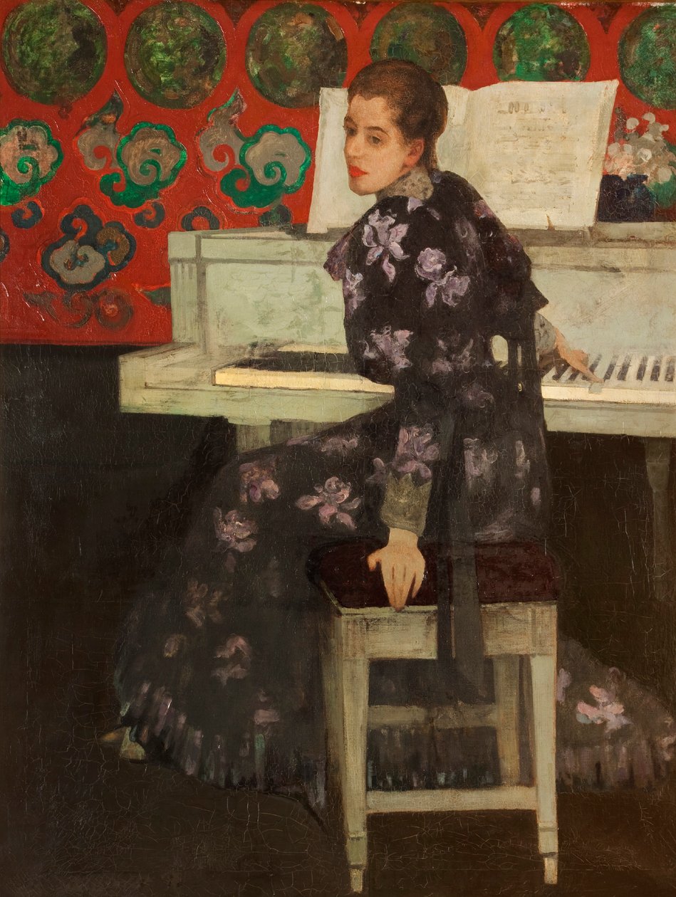 Det hvide klaver, 1894 af Arthur Melville
