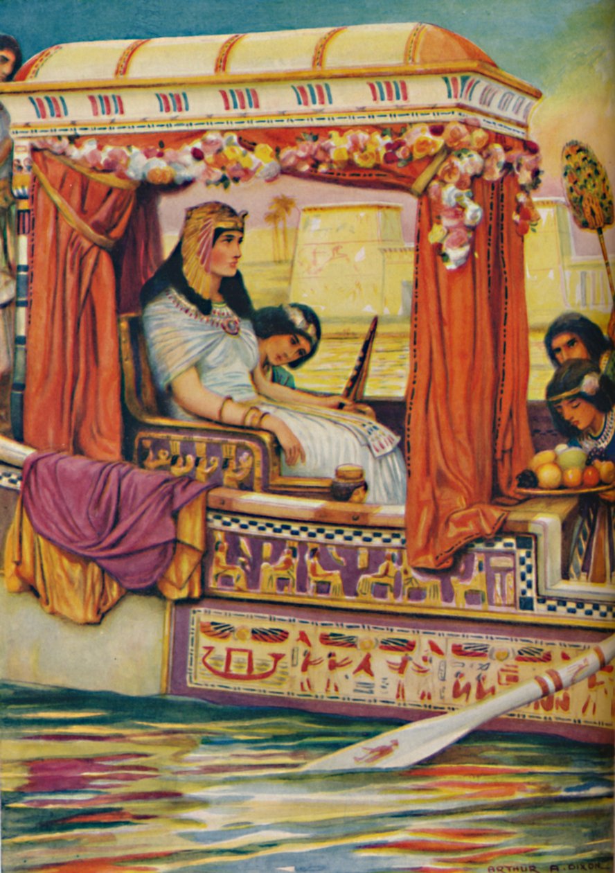 Cleopatra - The Serpent of Old Nile in the Royal Galley, c1925 af Arthur Percy Dixon